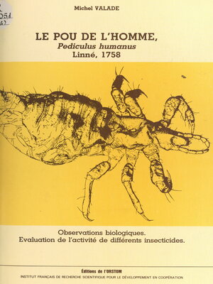 cover image of Le pou de l'homme, pediculus humanus
